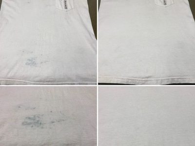 シミ抜き事例byインスタグラム【クロムハーツTシャツの色移りのシミ抜き】