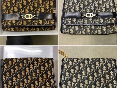 シミ抜き事例byインスタグラム【クリスチャン・ディオール（Christian Dior）バッグ  しみ抜き＆クリーニング＆色褪せ修正　トータルメンテナンス】